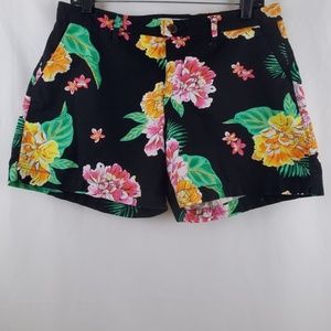 Old Navy Floral Chino Shorts Size 10